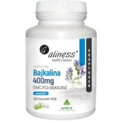 ALINESS Bajkalina (Tarczyca bajkalska) Extract 85% 400mg 100 vkaps
