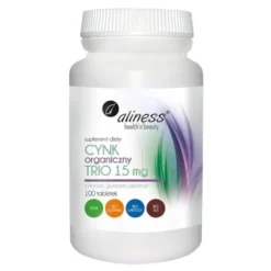 ALINESS Cynk Organiczny Trio 15mg 100 tab