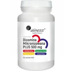 ALINESS Diosmina Mikronizowana Plus 500 mg 100 tabs