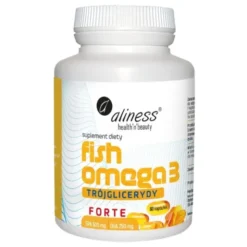 ALINESS Fish Omega 3 FORTE Trójglicerydy 500/250mg 60 kaps