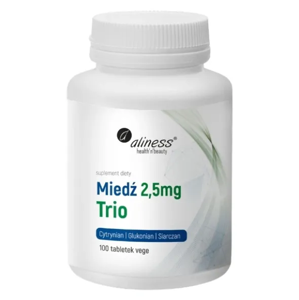 ALINESS Miedź Trio 2,5mg 100 kaps