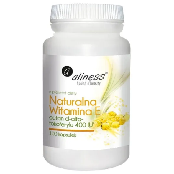 ALINESS Naturalna Witamina E 400 IU 100 kaps