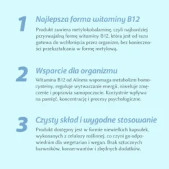 ALINESS Witamina B12 100 kaps