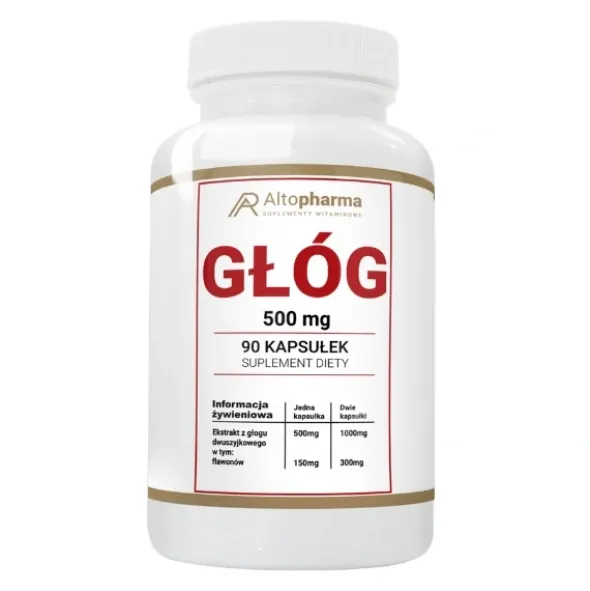 ALTO PHARMA Głóg Ekstrakt 500 mg 90 kaps
