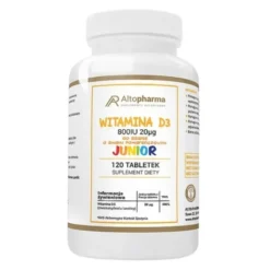 ALTO PHARMA Witamina D3 JUNIOR 800 IU 20 mg120 tabl.