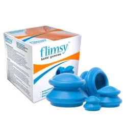 AURA HERBALS Bańki Chińskie Gumowe Flimsy 4 szt