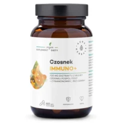 AURA HERBALS Czosnek Immuno+ 60 kaps