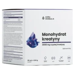 AURA HERBALS Kreatyna Monohydrat saszetki 30 x 3,41 g