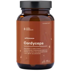 AURA HERBALS Mycodrop Cordyceps 30:1 30% Beta-Glukan 60 kaps