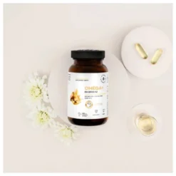AURA HERBALS Omega + Witamina D3 2000 IU 60 kaps