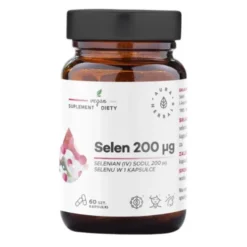 AURA HERBALS Selen 200μg Selenian (IV) sodu 60 kaps