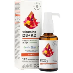 AURA HERBALS Witamina D3 4000 IU + K2MK7 MCT 50 ml