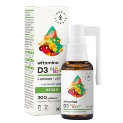 AURA HERBALS Witamina D3 Vegan dla dzieci aerozol 30 ml