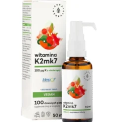 AURA HERBALS Witamina K2 100mcg Vegan krople 50 ml
