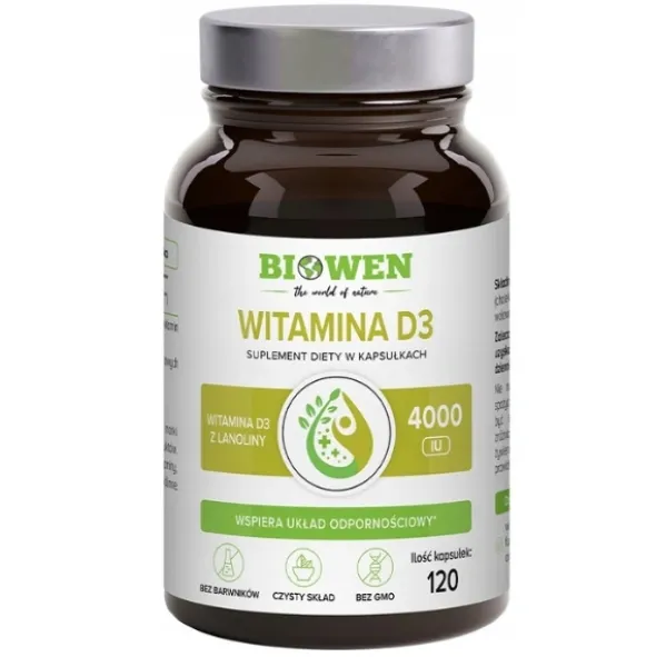 BIOWEN Witamina D3 120 kaps