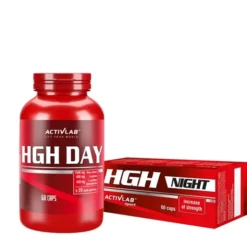 Booster Hormonu Wzrostu Kompleks ACTIVLAB HGH Day 60 kaps + HGH Night 60 kaps