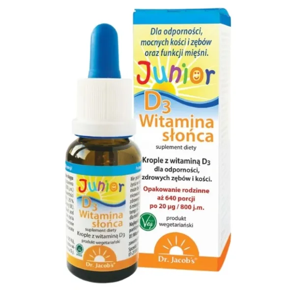 DR. JACOB'S Witamina D3 Junior 20 ml