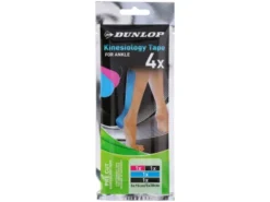 DUNLOP Zestaw Taśm Kinezjologicznych do Stawy Skokowego 4 szt
