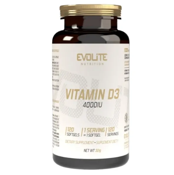 EVOLITE Vitamin D3 4000IU 120 kaps