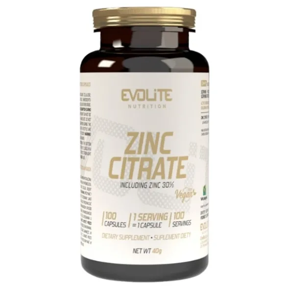 EVOLITE Zinc Citrate 100 kaps