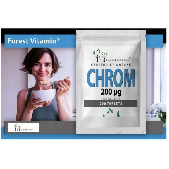 FOREST VITAMIN Chrom 200 tabs