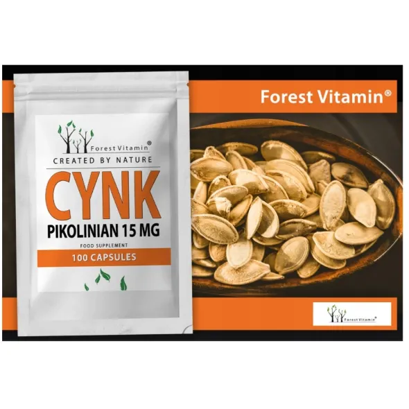 FOREST VITAMIN Cynk 100 kaps
