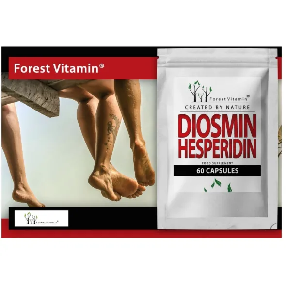 FOREST VITAMIN Diosmin Hesperidin 60 kaps Poprawa Krążenia