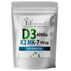 FOREST VITAMIN D3 4000 IU K2 MK7 100 µg 250 tabs