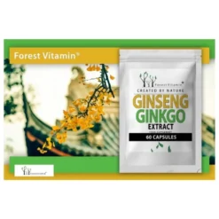 FOREST VITAMIN Żeń-Szeń 200mg+ Miłorząb90mg 60 kaps