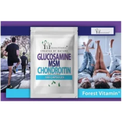 FOREST VITAMIN Glukozamina + MSM + Chondroityna 100 Kaps