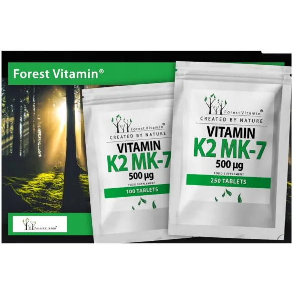 FOREST VITAMIN K2 MK7 500 µg 250 tabs