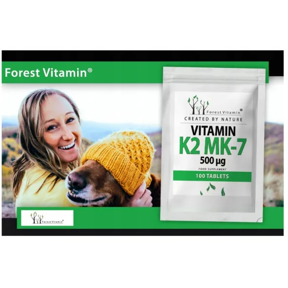 FOREST VITAMIN K2 MK7 500 µg 100 tabs