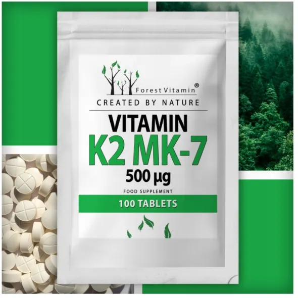 FOREST VITAMIN K2 MK7 500 µg 100 tabs
