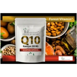 FOREST VITAMIN Koenzym Q10 Ubichinol 200 mg 60 kaps