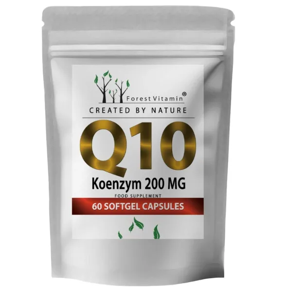 FOREST VITAMIN Koenzym Q10 Ubichinol 200 mg 60 kaps
