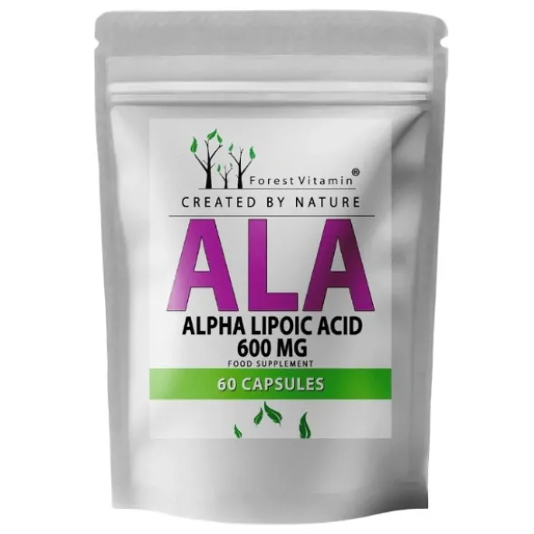 FOREST VITAMIN Kwas Alfa Liponowy 600 mg 60 kaps