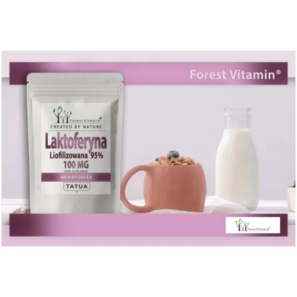 FOREST VITAMIN Laktoferyna 95% 100 mg 60 kaps