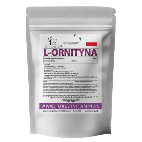 FOREST VITAMIN L-Ornityna 500mg 100 kaps