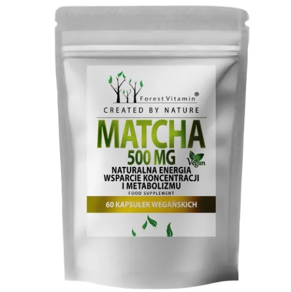 FOREST VITAMIN Matcha 500 mg 60 kaps