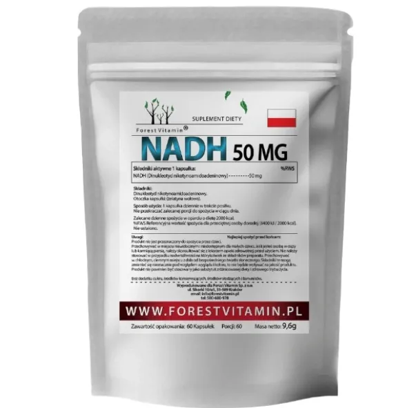 FOREST VITAMIN NADH 50 mg 60 kaps