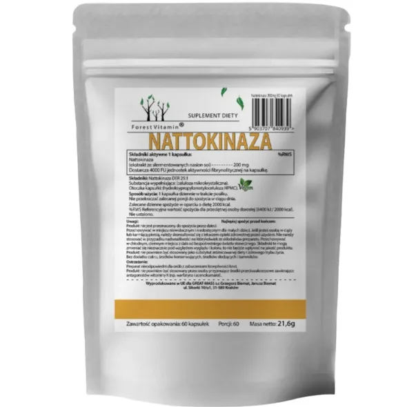 FOREST VITAMIN Nattokinase 200 mg 60 kaps
