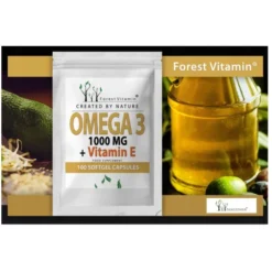FOREST VITAMIN Omega 3 1000 mg + Witamina E 100 kaps