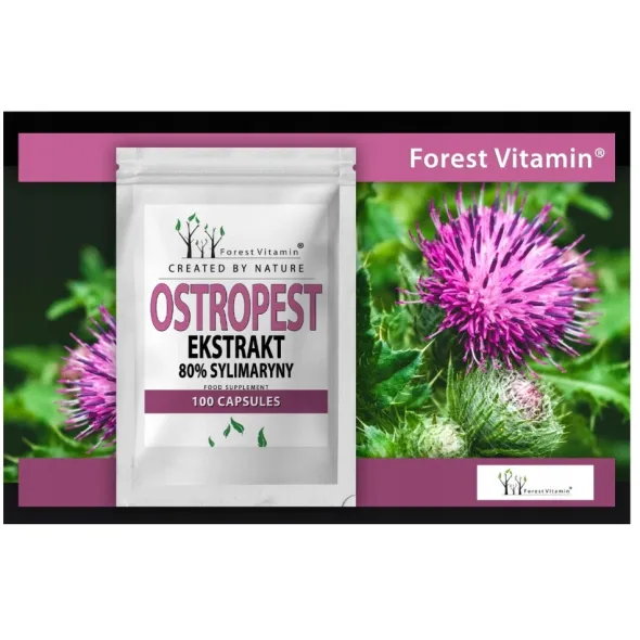 FOREST VITAMIN Ostropest Plamisty 250mg 100 kaps
