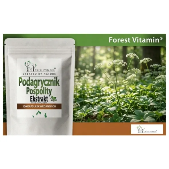 FOREST VITAMIN PODAGRYCZNIK Pospolity 500mg 100 kaps