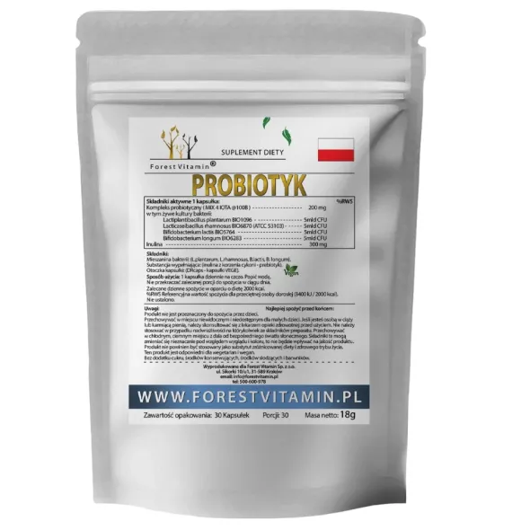 FOREST VITAMIN Probiotyk IOTA 200 mg 30 kaps
