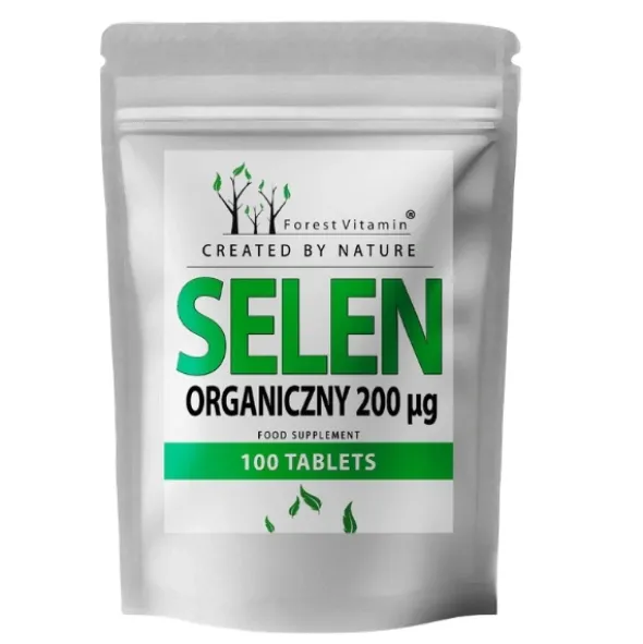 FOREST VITAMIN Selen Organiczny 200 µg 100 tabs