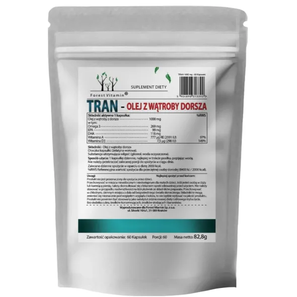 FOREST VITAMIN Tran 1000 mg 60 kaps