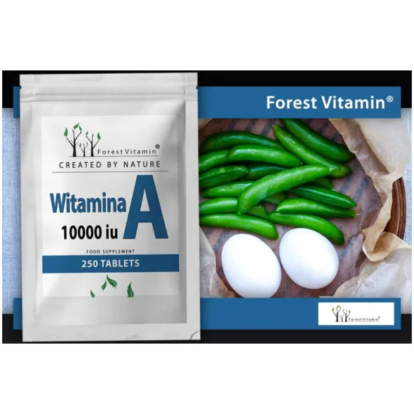 FOREST VITAMIN Witamina A Retinol 250 tabs
