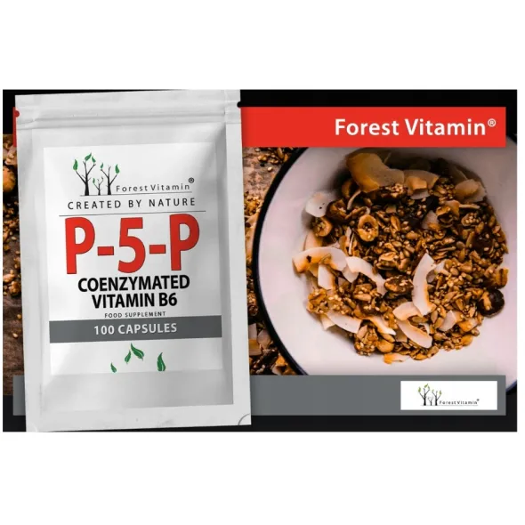 FOREST VITAMIN Witamina B6 P-5-P 100 kaps