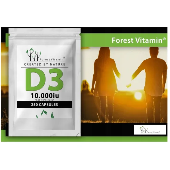 FOREST VITAMIN Witamina D3 10.000 IU 250 kaps